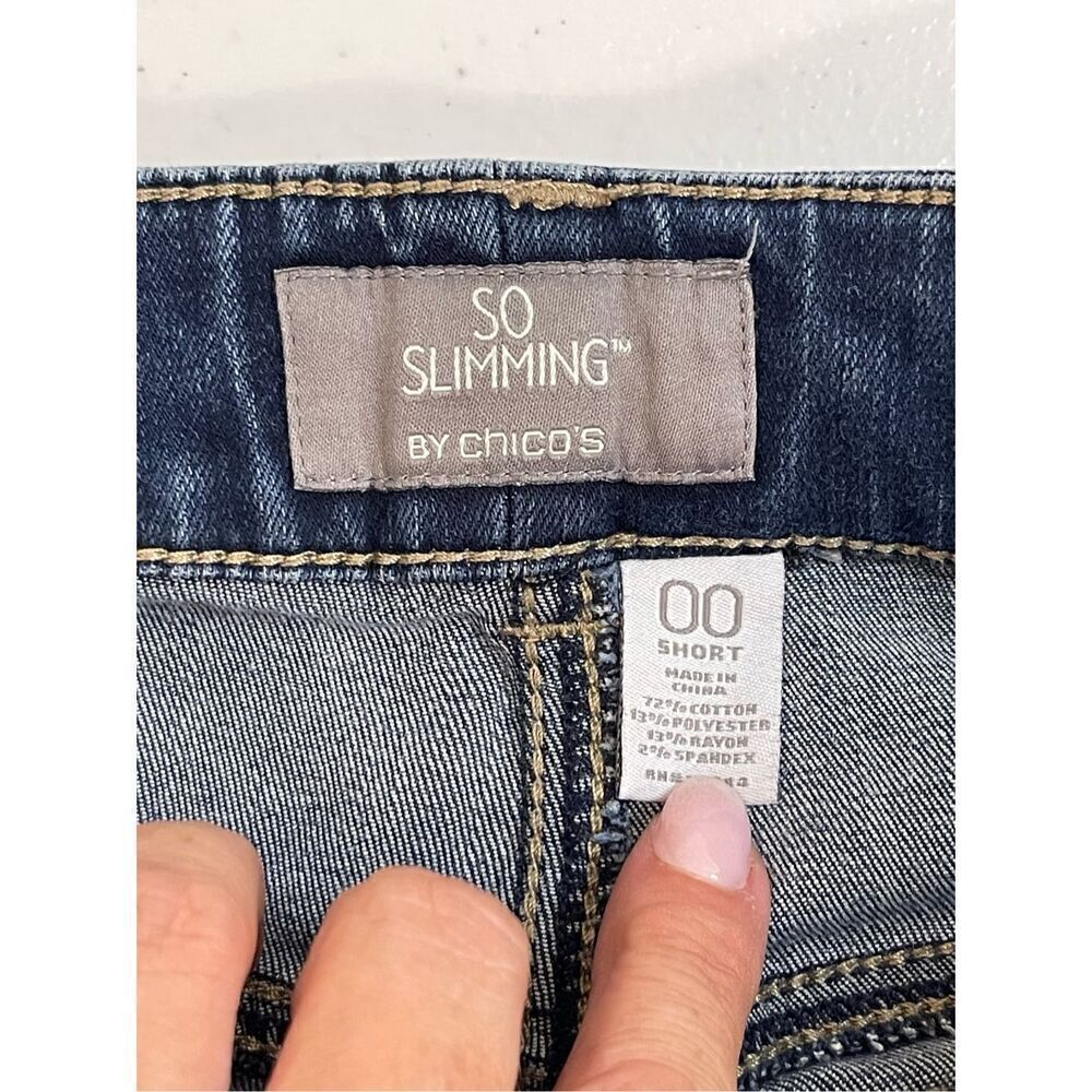 Chico’s women’s jeans So Slimming size 00 short - Picture 6 of 6